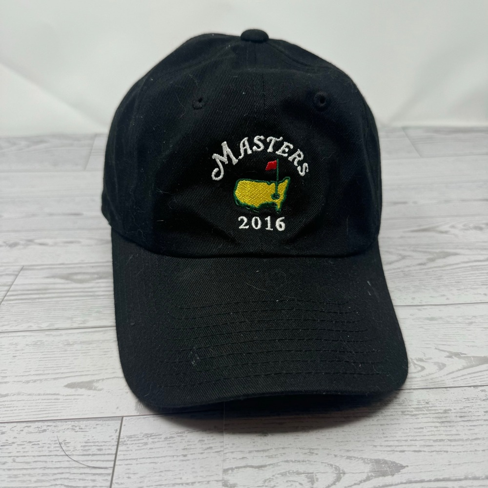 Masters 2016 Golf Hat‎ American Needle Black Adjustable Mens Cap